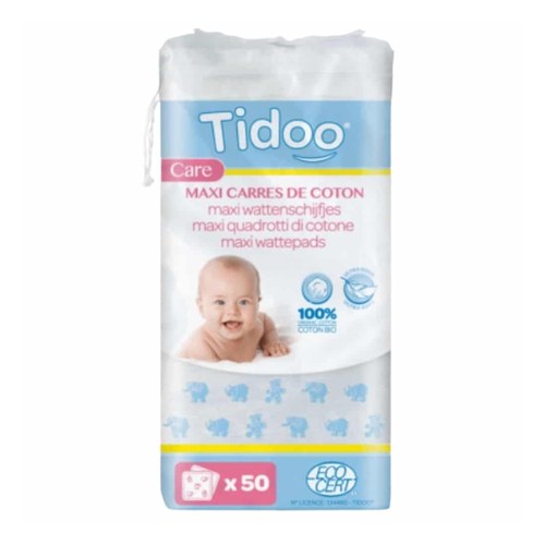 TIDOO MAXI CARRES DE COTON BIO