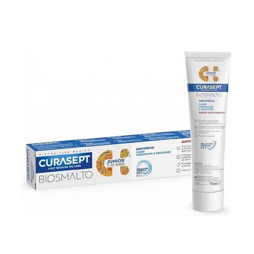 CURASEPT Biosmalt Dentifrice Junior Tous Fruits-7ans-12ans 75ml