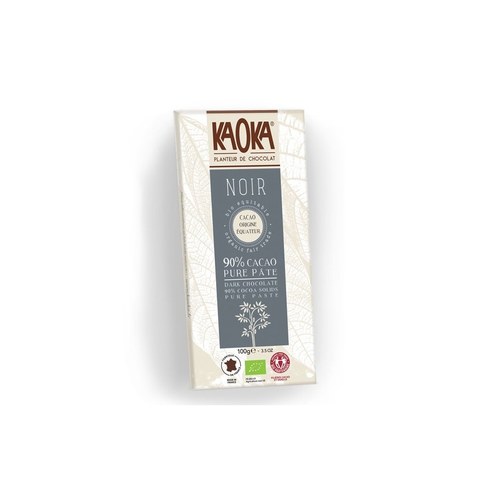 kaoka TABLETTE DE CHOCOLAT NOIR 90% ECOUADOR 100 G
