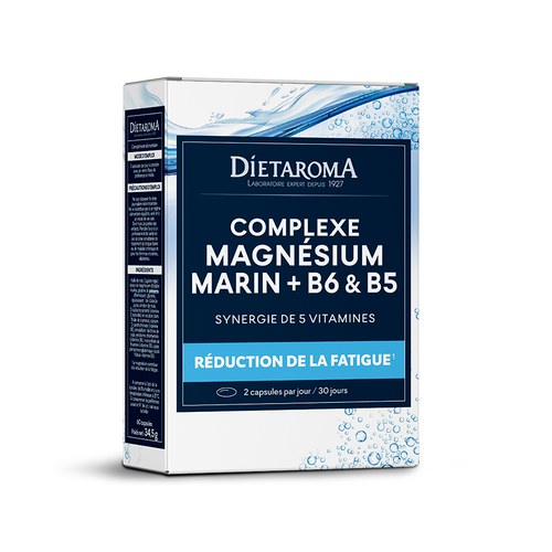Dietaroma  Complexe Magnésium marin + B6 & B5  30 capsules