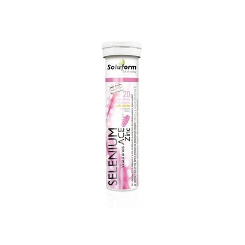 SOLUFORM SELENIUM VITAMINES ACE ZINC 20 COMPRIM