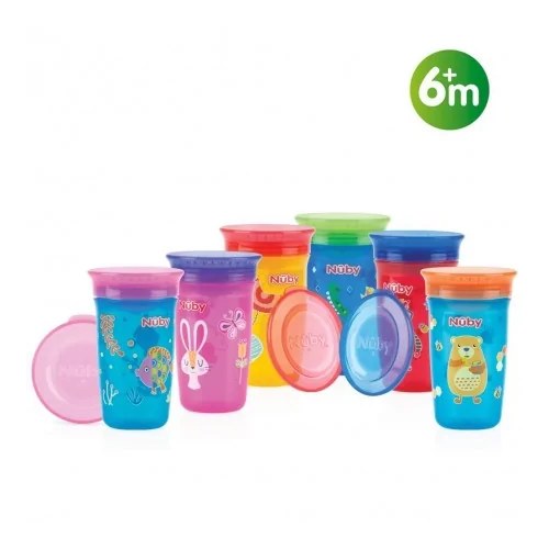 nuby Gobelet magique 360° - 300ml - 6m+ ID10411