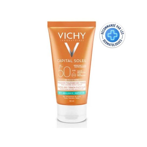 Vichy Capital Soleil CRÉME ANTI-BRILLANCE TEINTÉE TOUCHER SEC 50 ML