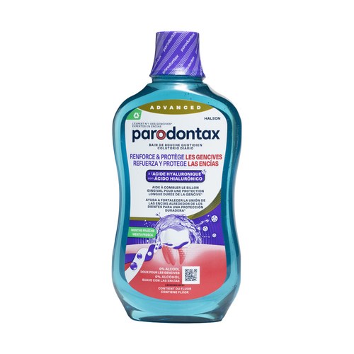 Parodontax bain de bouche quotidient, gencives sensibles 500ml