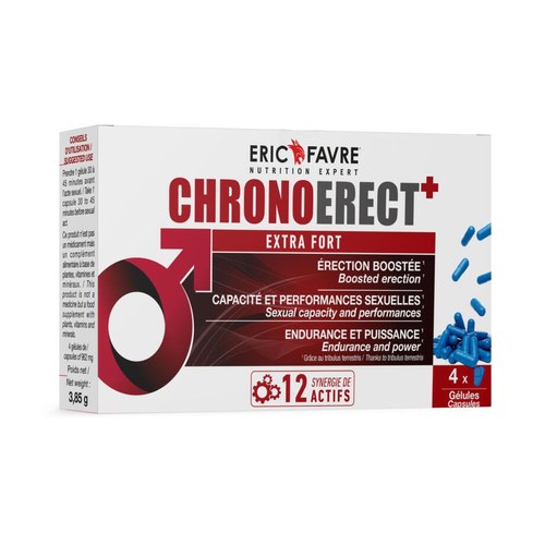 ERIC FAVRE CHRONOERECT 4 GELULES POUR TONUS SEXUEL