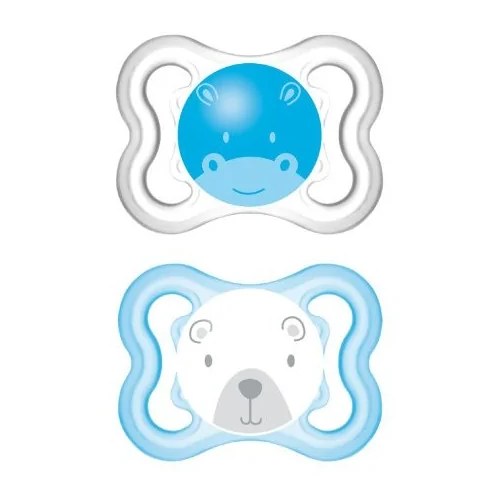 MAM AIR SUCETTE 0-6 MOIS SILICONE GARÇON