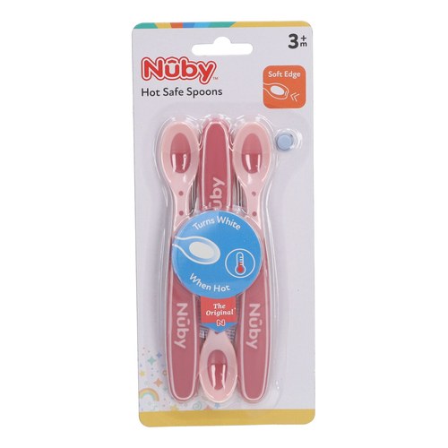 NUBY Lot de 2 cuillères thermosensibles  +3 mois - ID5586