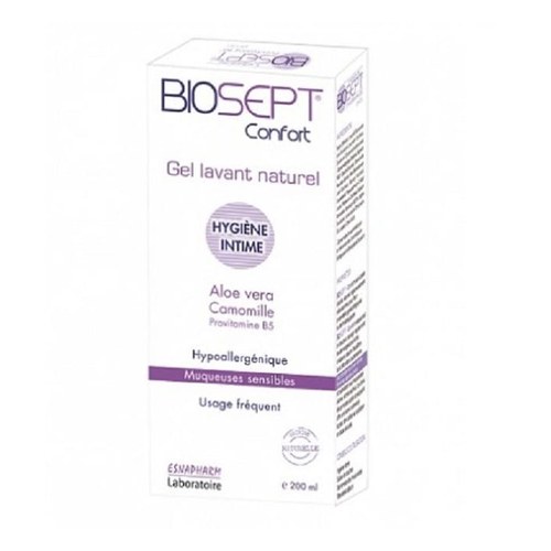 BIOSEPT 7.5 GEL NETTOYANT TRAITANT EXTRA-DOUX À L’ALOE VERA 200 ML