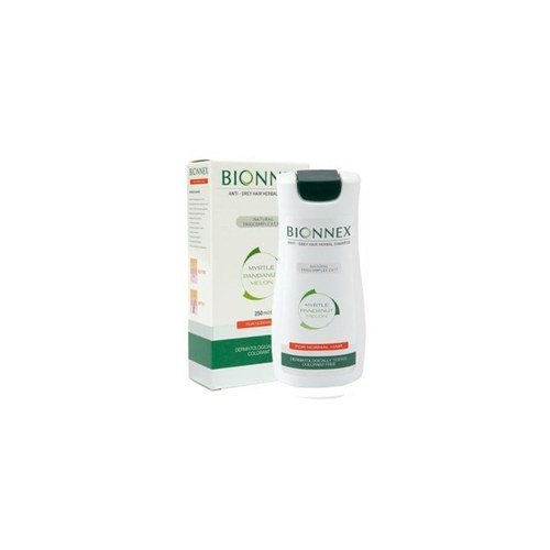 Bionnex SHAMPOING ANTI-CHEVEUX GRIS 250ml - pour cheveux normaux, homme et femme