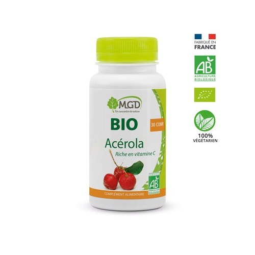 MGD NATURE bio acerola 30 comprimes