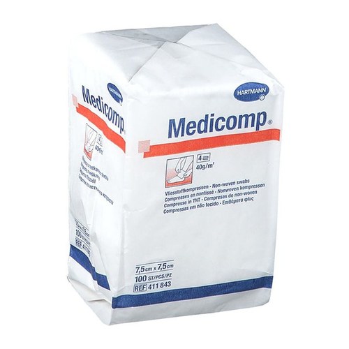 Hartmann Medicompresses 5*5cm 100/Boite