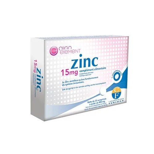 FENIOUX ZINC 15MG COMPRIMÉS 30X450MG