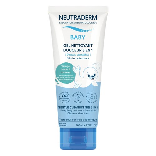 Gilbert Gel Nettoyant Douceur 3en1 Bebe 200ml
