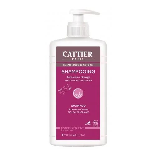 CATTIER Shampooing d’aloe vera et orange 500ml