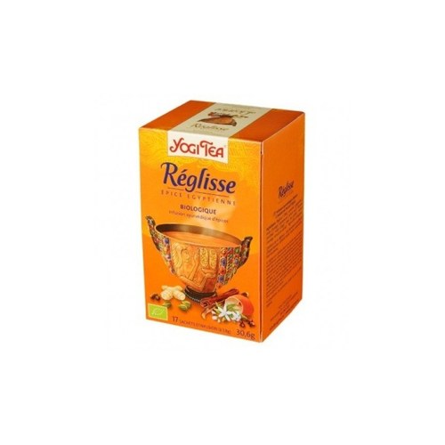 YOGI TEA Réglisse 17x 2g (Réglisse, cannelle, gingembre, zeste d'orange)