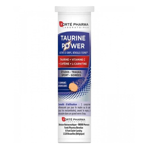 FORTE PHARMA ENERGIE TAURINE POWER 15 CPS EFFERVESCENTS