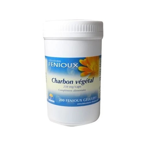 Fenioux charbon vegetal 200 capsules