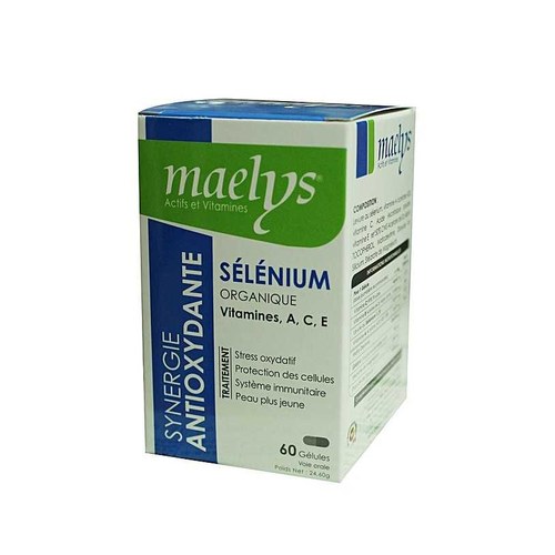 MAELYS SÉLÉNIUM ORGANIGUE ACE ANTIOXYDANTE 60 GÉLULES
