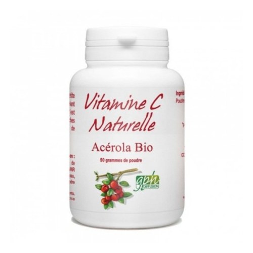 GPH DIFFUSION VITAMINE C ACÉROLA BIO POUDRE - 50 GRAMMES