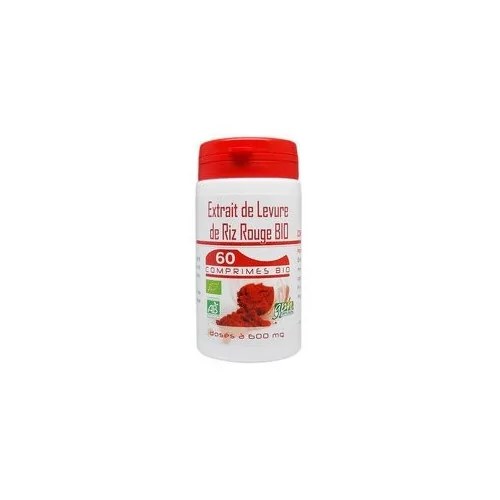 GPH DIFFUSION EXTRAIT DE LEVURE DE RIZ ROUGE  60 comprimes