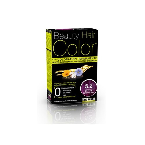 BEAUTY HAIR COLOR Châtain Clair Violet 5.2 - 160ml
