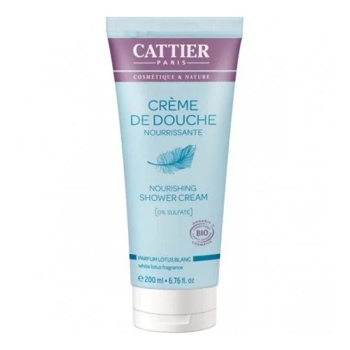 Cattier CREME DE DOUCHE NOURRISSANTE- parfum LOTUS BLANC  200ml