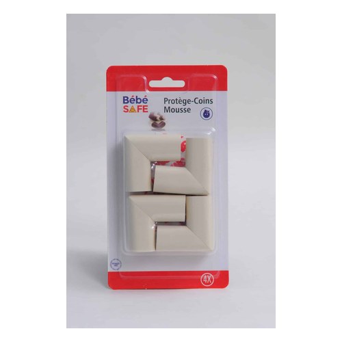 Bébé Safe PROTEGE COINS MOUSSE BLANC (4 pcs)  - 90009252B