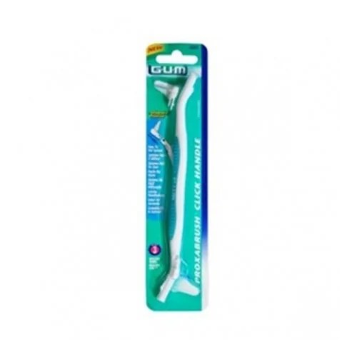 GUM MANCHE CLICK KIT PORTE BROSSE Avec 2 Brossettes