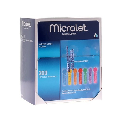 Microlet boite de 200 lancettes - B07689592