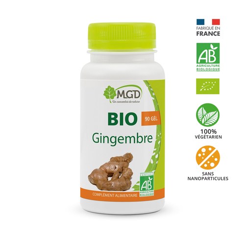 MGD NATURE bio gingembre 90 gelules