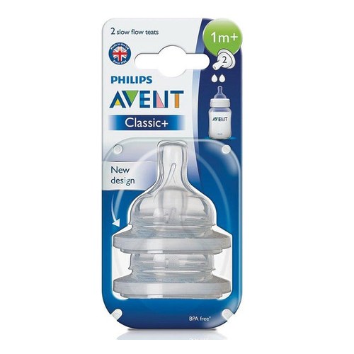 AVENT 2 Tétine En Silicone classic+
