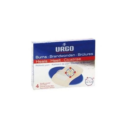 URGO PANSEMENTS ANTIBRULURES 4 UNITÉS
