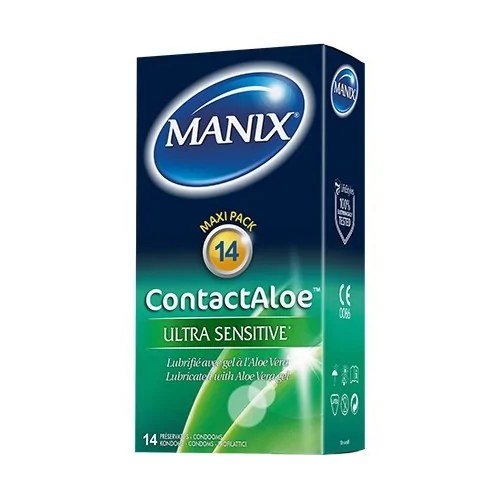 Manix Contact Aloe 14 préservatifs