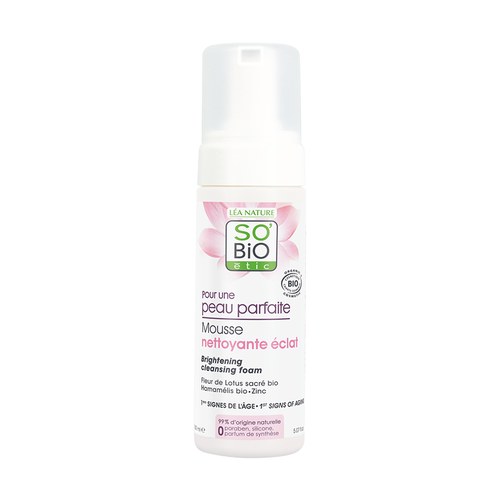 SO BIO MOUSSE NETTOYANTE – ÉCLAT -150ML