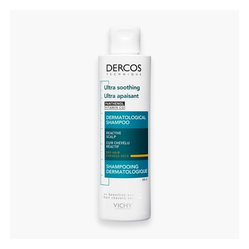 VICHY DERCOS ULTRA APAISANT SHAMPOOING SANS SULFATE CHEVEUX SECS 200 ML