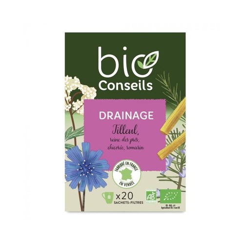 Bio Conseils Infusion drainage Bio 20 sachets