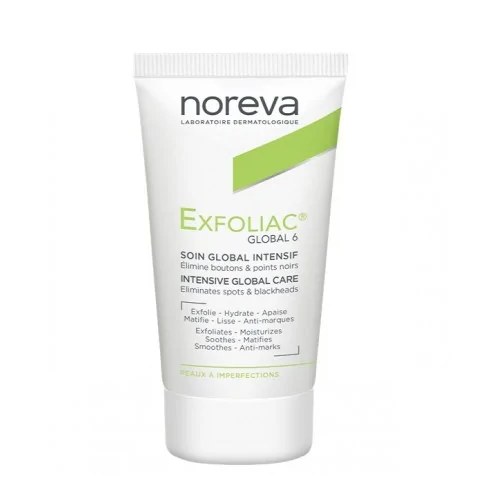 NOREVA Exfoliac Global 6 - Soin Traitant Imprefections Sévères 30 ml