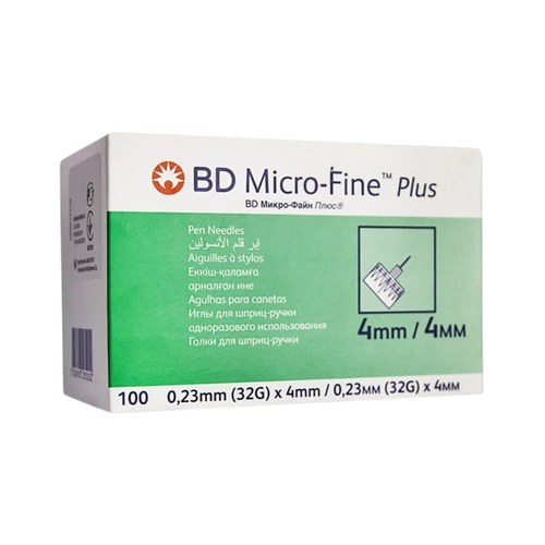 Bd Micro-Fine Plus Aiguille Insuline 32G/4mm