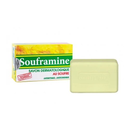 NATURE SOIN Souframine- SAVON DERMATOLOGIQUE 90G AU SOUFRE