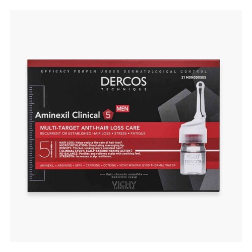 VICHY DERCOS AMINEXIL CLINICAL 5 - Hommes - TRAITEMENT ANTI-CHUTE