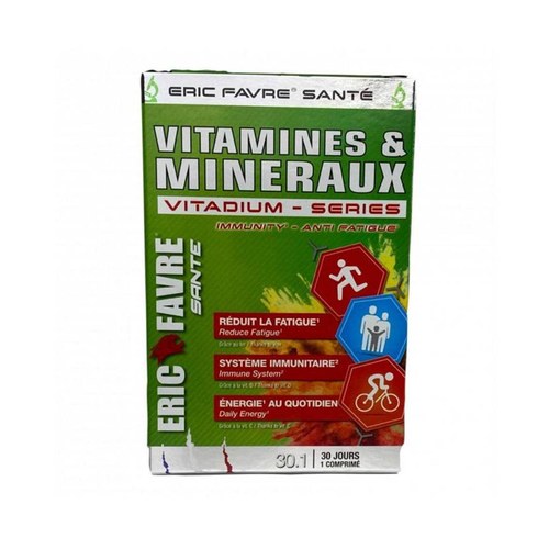 Eric Favre Vitamine & Mineraux 30cps