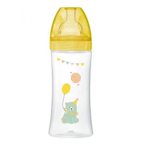 DODIE BIBERON SENSATION+ 330ML LE CIRQUE  +6 M TÉT PLATE D3