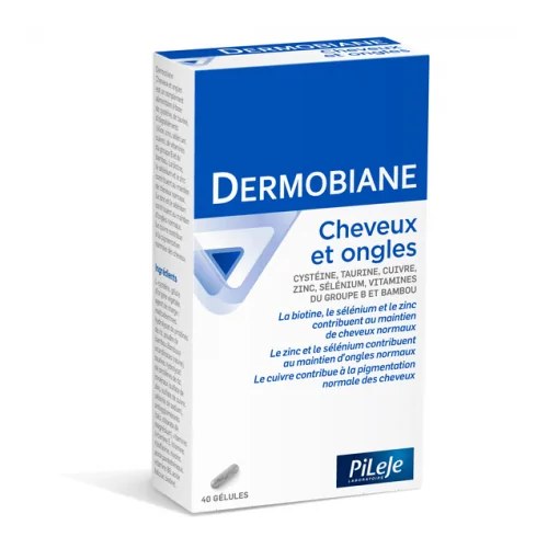 PILEJE DERMOBIANE CHEVEUX ET ONGLES 40 Gellules
