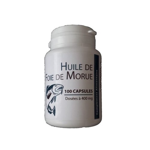 GPH DIFFUSION HUILE DE FOIE DE MORUE - 100 CAPSULES À 400 MG
