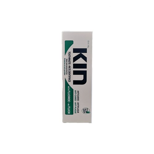 Kin pate dentifrice anticaries avec fluoride et Aloe vera 125 ml