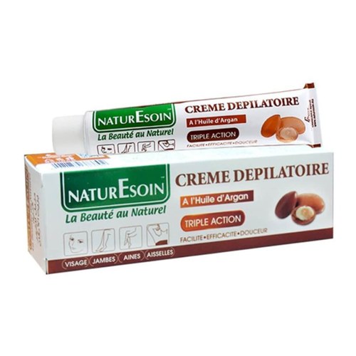 NaturEsoin Crème Dépilatoire à l’Huile d’Argan – 50 ml