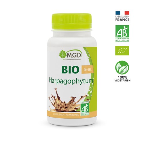 MGD NATURE  harpagophytum bio 90gél - souplesse flexibilité