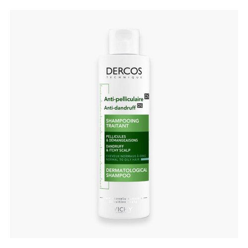 VICHY DERCOS SHAMPOOING TRAITANT ANTI-PELLICULAIRE 200ml Cheveux Gras