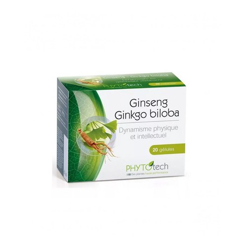 Ginseng – Ginkgo Biloba 20 gélules