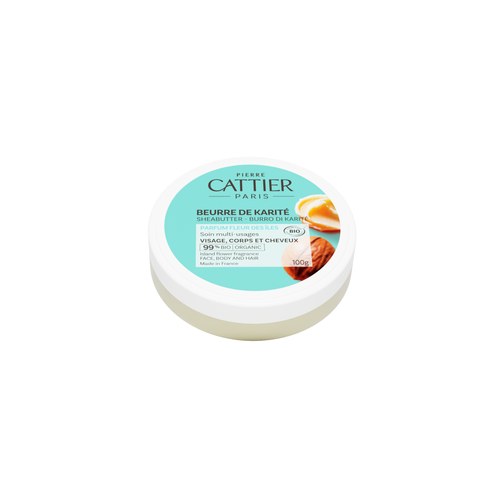 Cattier BEURRE DE KARITE - FLEUR DES ILES 100g